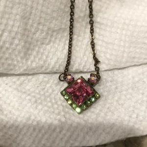 Pink and green Sorelli necklace